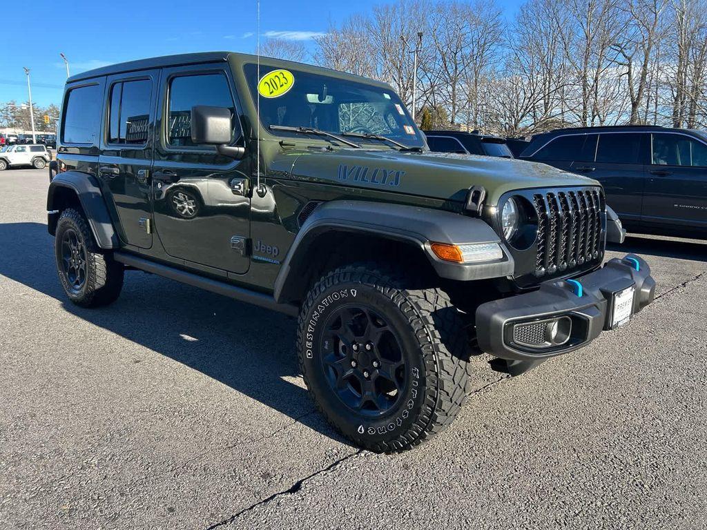 used 2023 Jeep Wrangler 4xe car, priced at $28,175