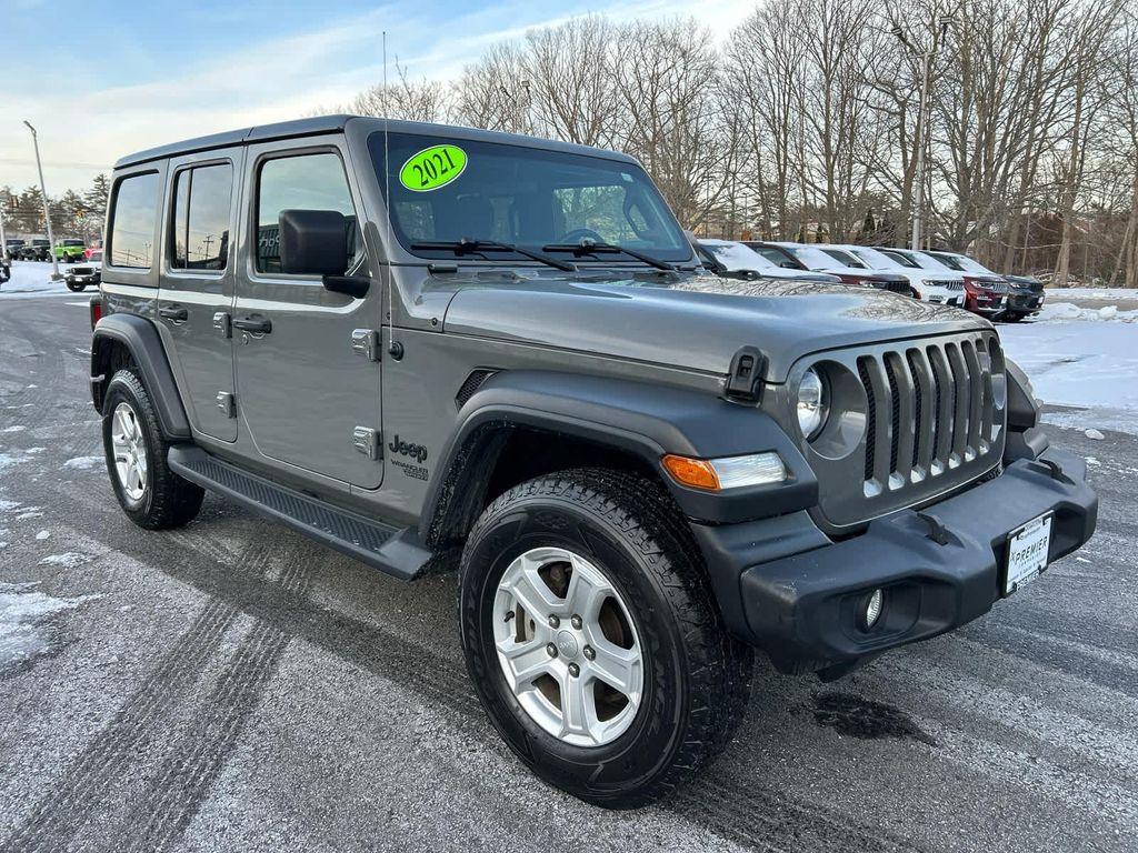 used 2021 Jeep Wrangler Unlimited car, priced at $26,575