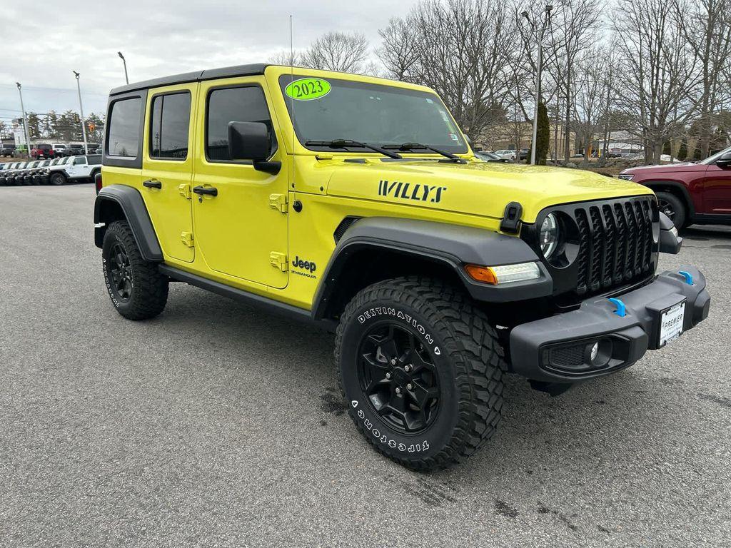 used 2023 Jeep Wrangler 4xe car, priced at $28,575