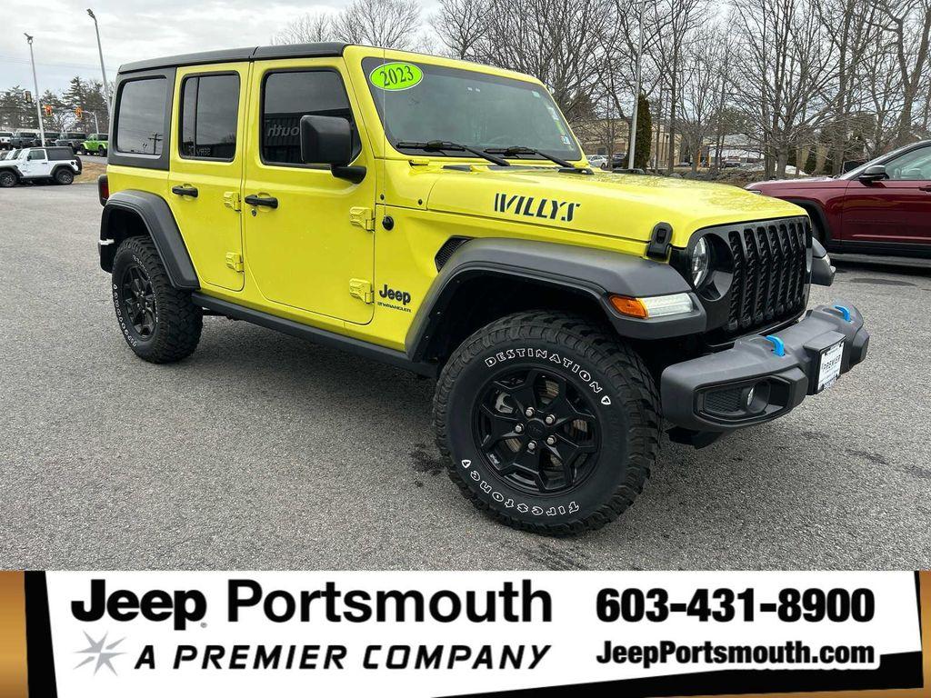 used 2023 Jeep Wrangler 4xe car, priced at $28,575