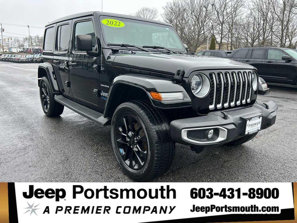 used 2022 Jeep Wrangler Unlimited 4xe car, priced at $26,925