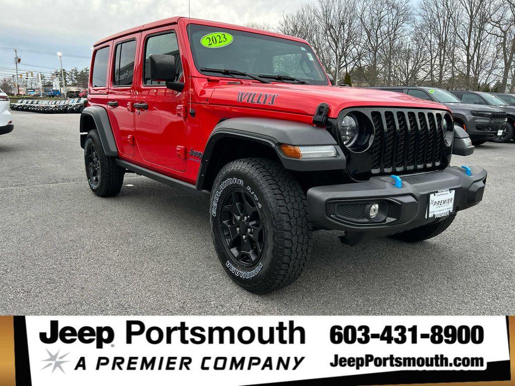 used 2023 Jeep Wrangler 4xe car, priced at $29,275
