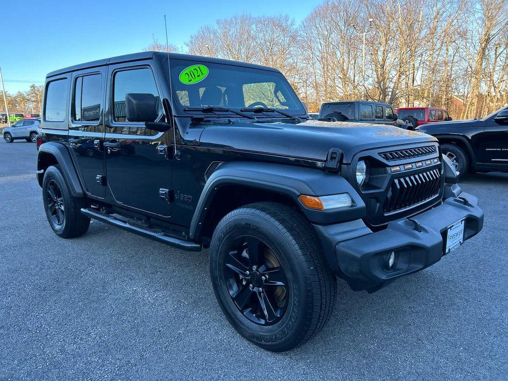 used 2021 Jeep Wrangler Unlimited car, priced at $26,475