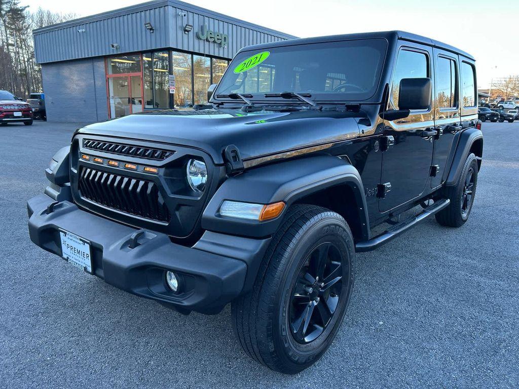 used 2021 Jeep Wrangler Unlimited car, priced at $26,475