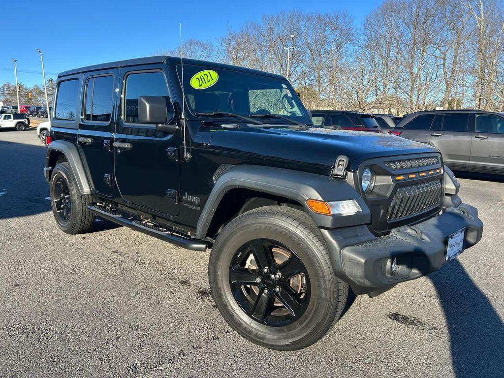 used 2021 Jeep Wrangler Unlimited car, priced at $26,375