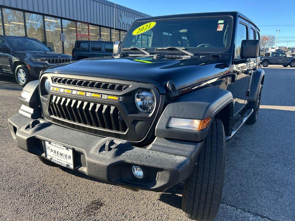 used 2021 Jeep Wrangler Unlimited car, priced at $26,375