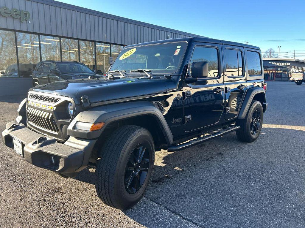 used 2021 Jeep Wrangler Unlimited car, priced at $26,375