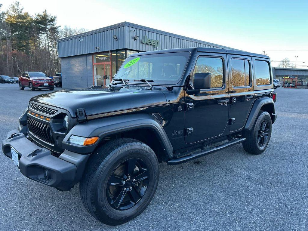 used 2021 Jeep Wrangler Unlimited car, priced at $26,475