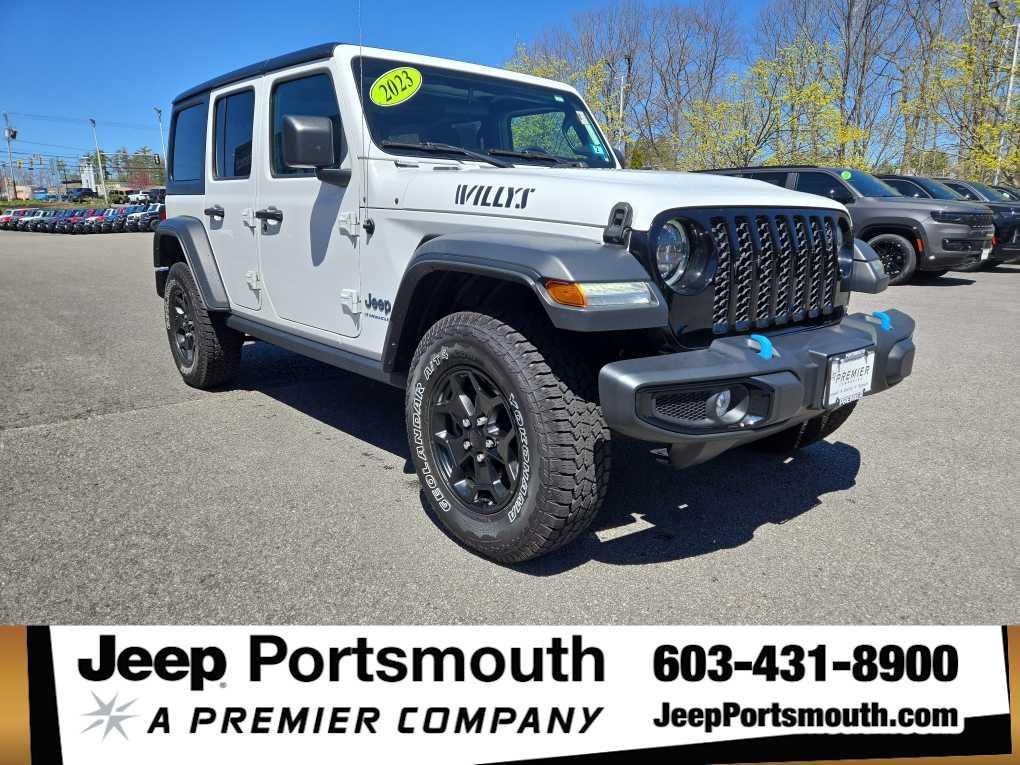used 2023 Jeep Wrangler 4xe car, priced at $27,475
