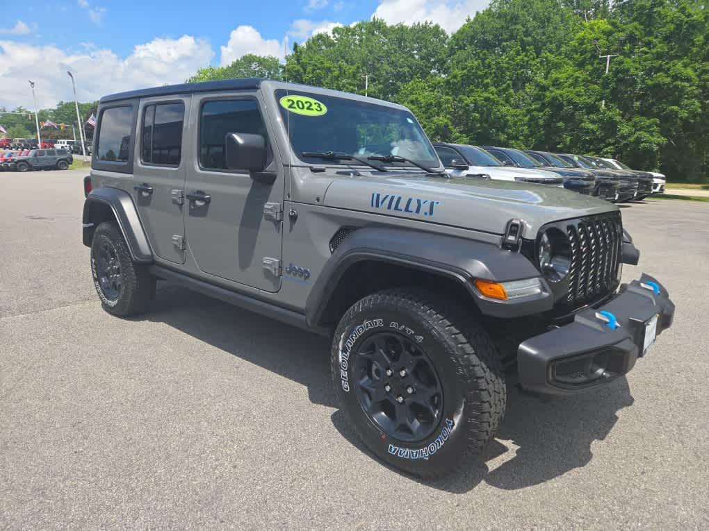 used 2023 Jeep Wrangler 4xe car, priced at $29,475