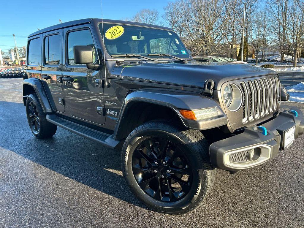 used 2022 Jeep Wrangler Unlimited 4xe car, priced at $28,575