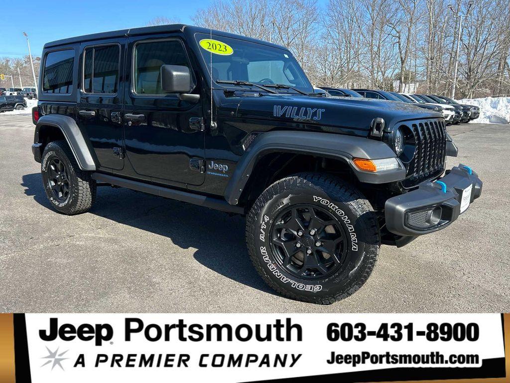 used 2023 Jeep Wrangler 4xe car, priced at $29,375