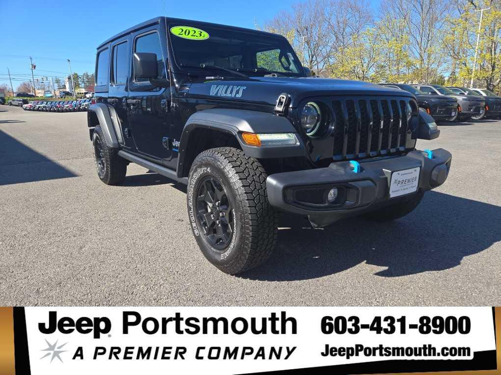 used 2023 Jeep Wrangler 4xe car, priced at $28,175