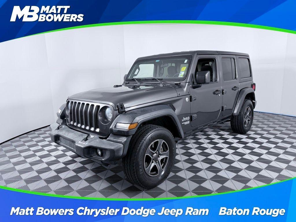 used 2019 Jeep Wrangler Unlimited car, priced at $21,487