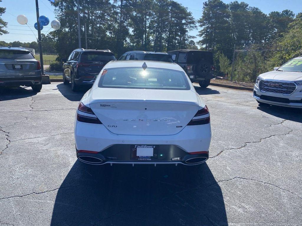 new 2025 Genesis G70 car, priced at $51,615