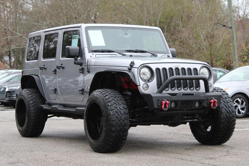 used 2017 Jeep Wrangler Unlimited car, priced at $19,695