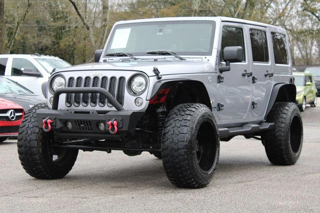 used 2017 Jeep Wrangler Unlimited car, priced at $19,695