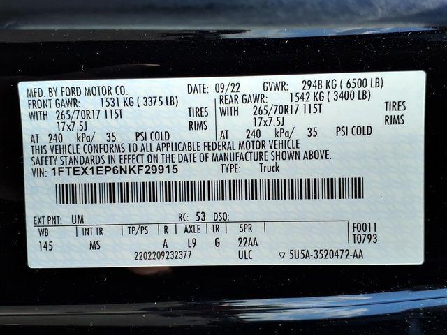 used 2022 Ford F-150 car, priced at $36,958