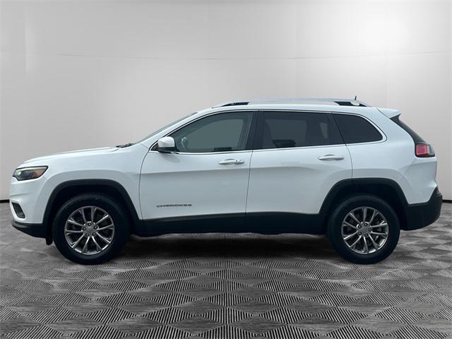 used 2021 Jeep Cherokee car, priced at $15,528