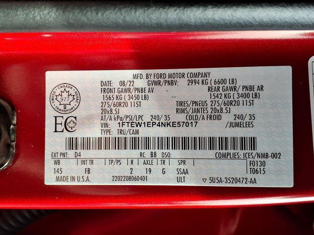 used 2022 Ford F-150 car, priced at $31,383