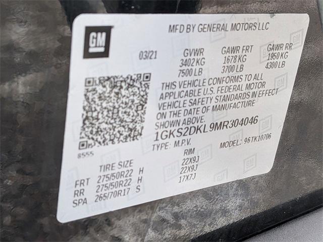 used 2021 GMC Yukon car, priced at $45,495