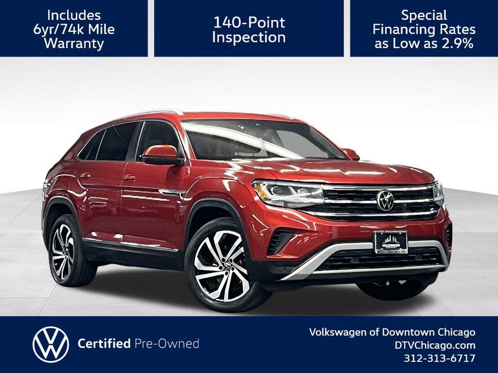 used 2022 Volkswagen Atlas Cross Sport car, priced at $26,912