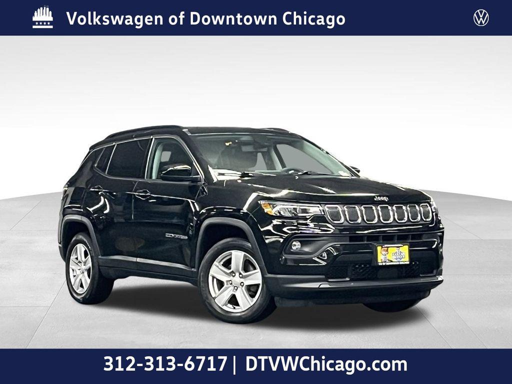 used 2022 Jeep Compass car, priced at $18,500
