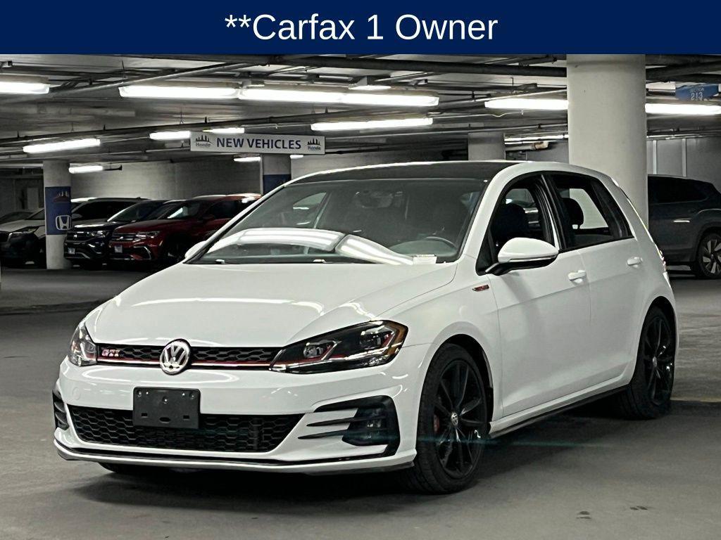 used 2021 Volkswagen Golf GTI car, priced at $25,000