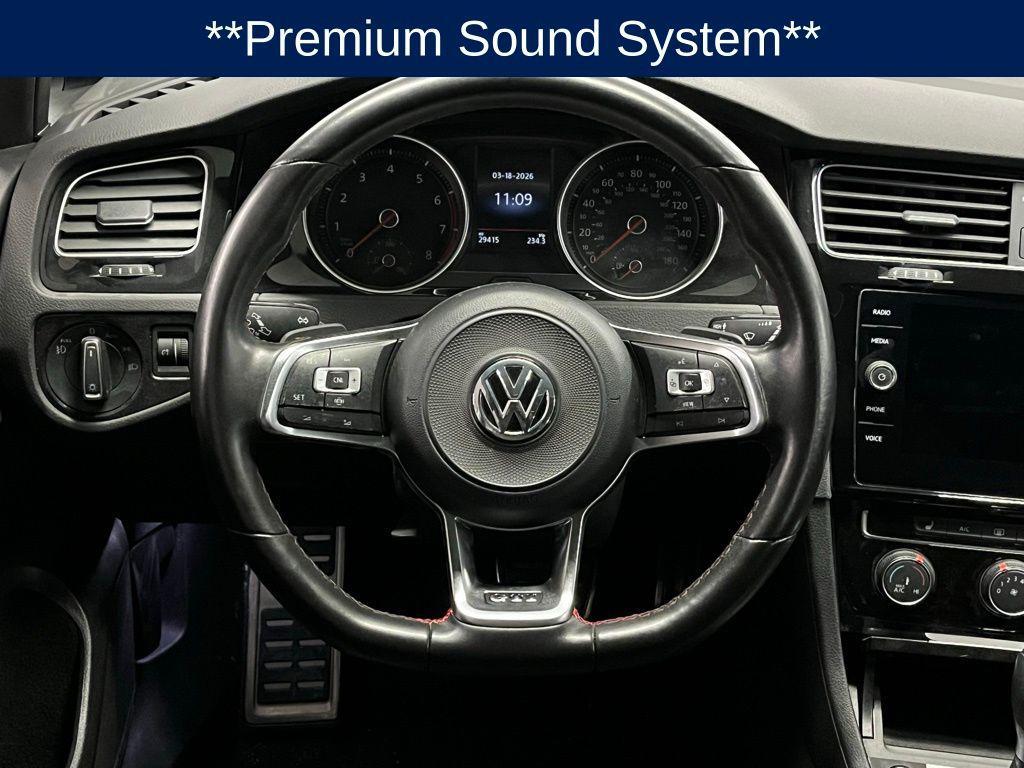 used 2021 Volkswagen Golf GTI car, priced at $25,000