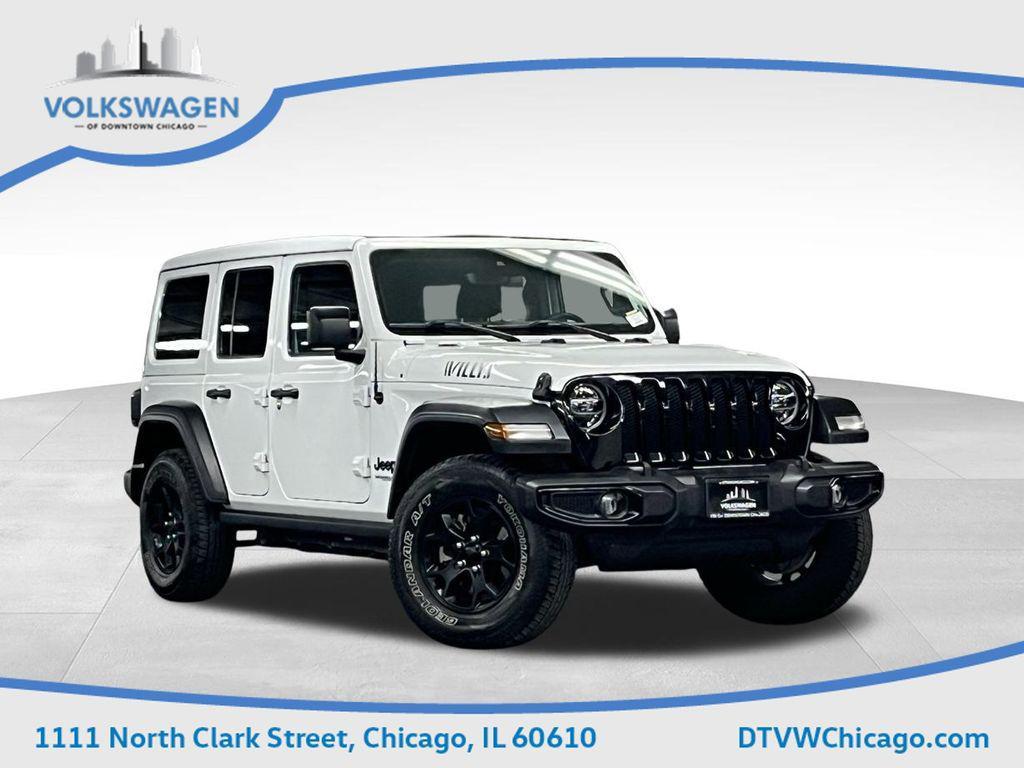 used 2021 Jeep Wrangler car, priced at $25,000
