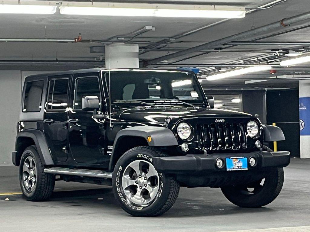 used 2017 Jeep Wrangler Unlimited car, priced at $15,500