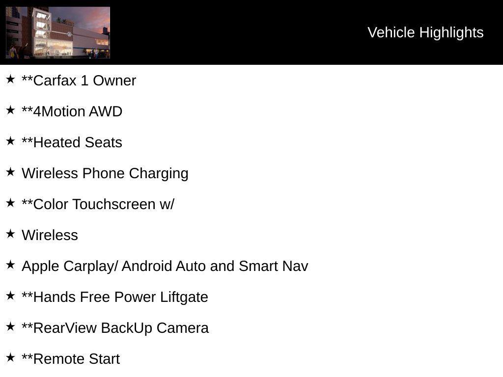 used 2023 Volkswagen Atlas car, priced at $28,000