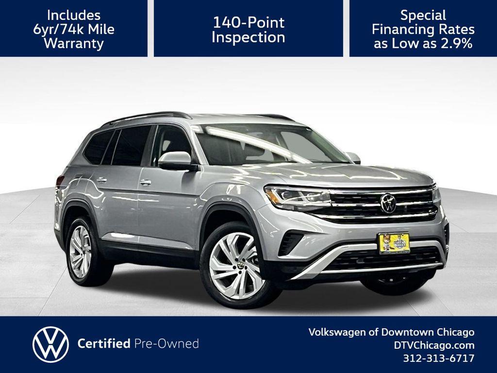 used 2022 Volkswagen Atlas car, priced at $27,912