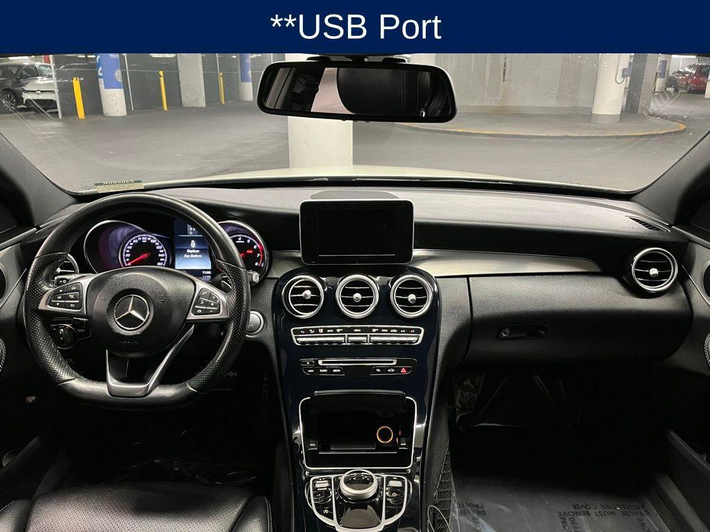 used 2018 Mercedes-Benz C-Class car, priced at $15,000