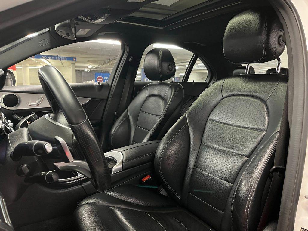 used 2018 Mercedes-Benz C-Class car, priced at $15,000
