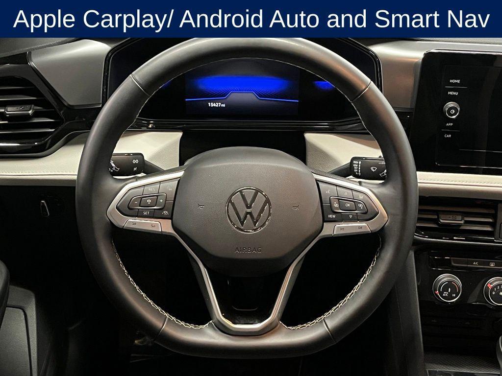 used 2025 Volkswagen Taos car, priced at $22,312