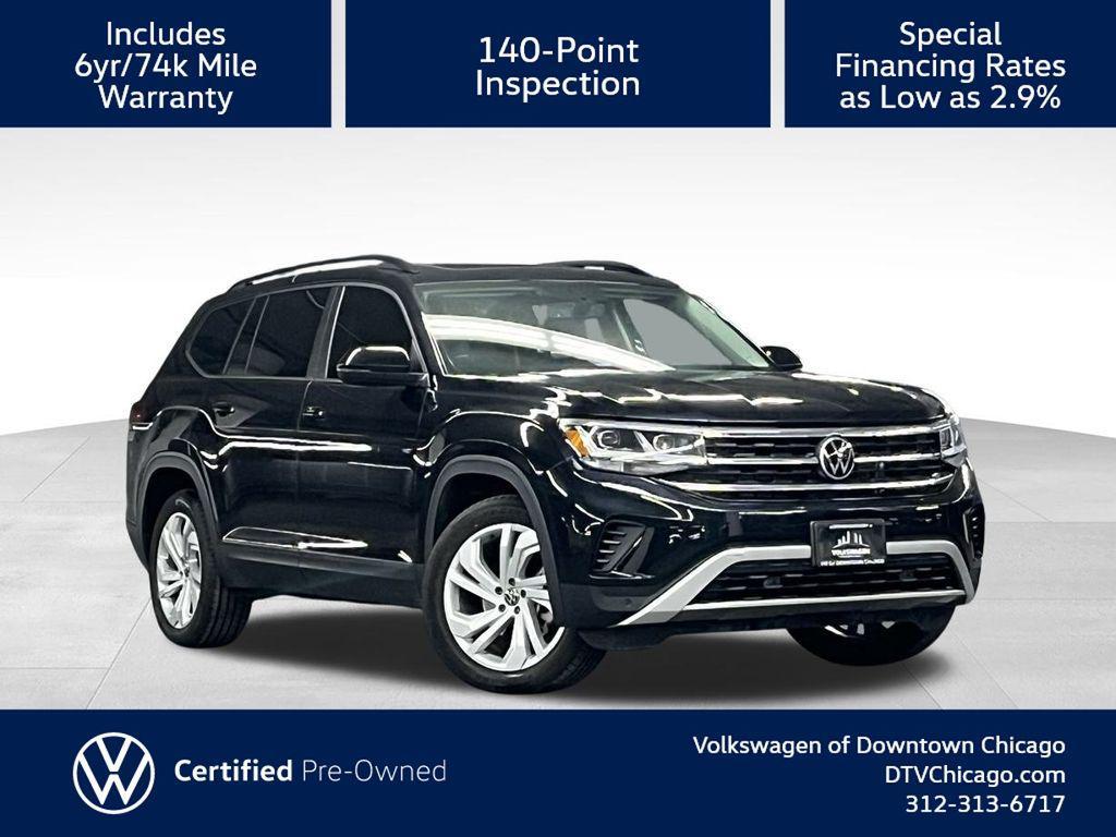 used 2022 Volkswagen Atlas car, priced at $27,750