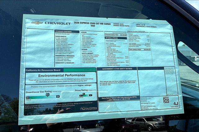 new 2026 Chevrolet Express 2500 car, priced at $46,830