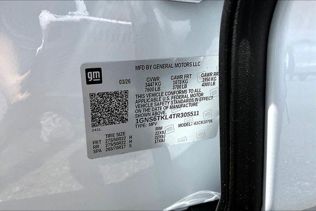 new 2026 Chevrolet Tahoe car, priced at $86,352
