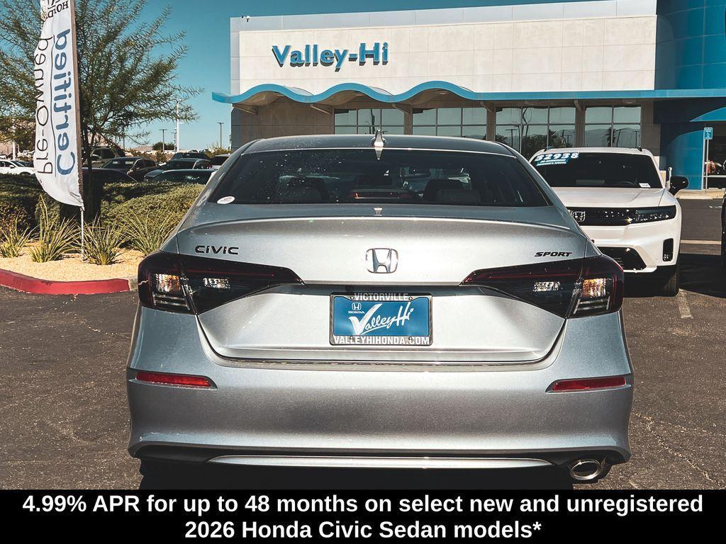 new 2026 Honda Civic car, priced at $27,790