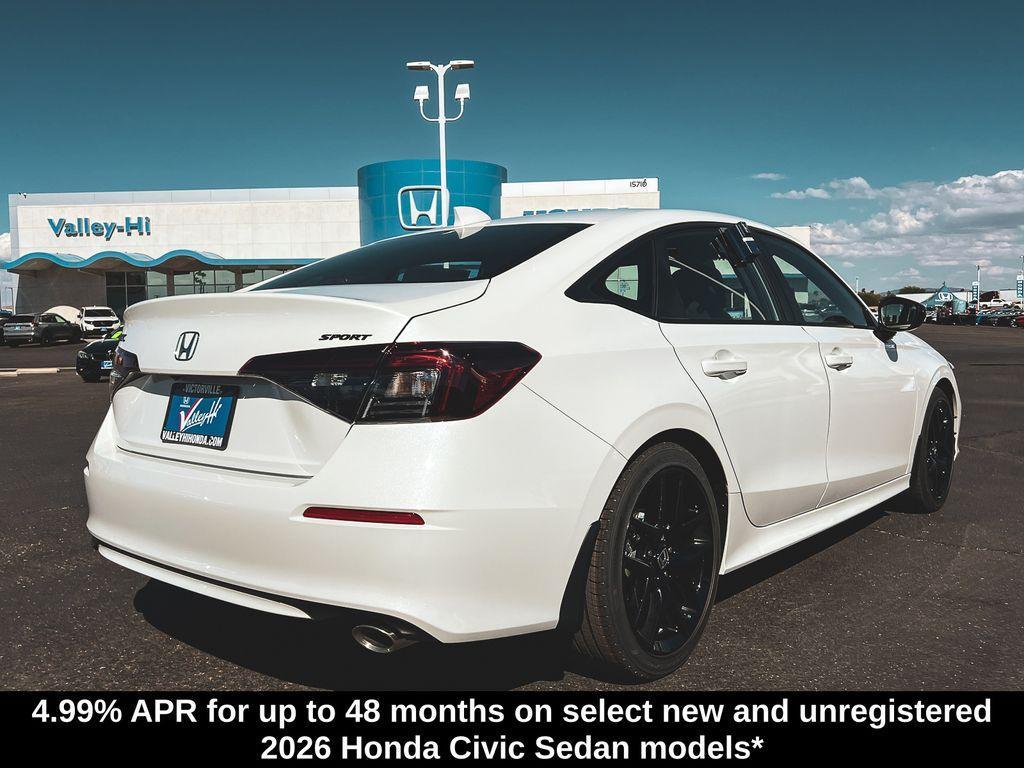 new 2026 Honda Civic car, priced at $28,245