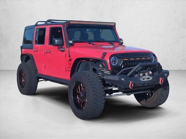 used 2016 Jeep Wrangler Unlimited car, priced at $16,991