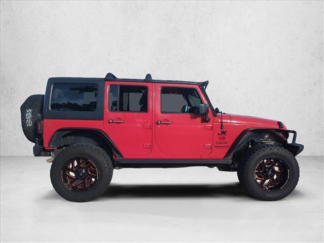 used 2016 Jeep Wrangler Unlimited car, priced at $16,991