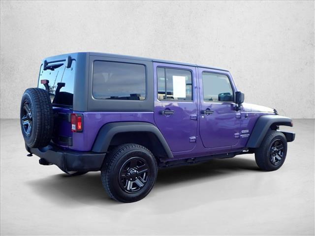 used 2017 Jeep Wrangler Unlimited car, priced at $17,638