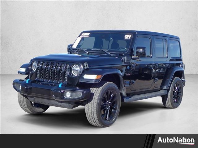 used 2021 Jeep Wrangler Unlimited 4xe car, priced at $29,996