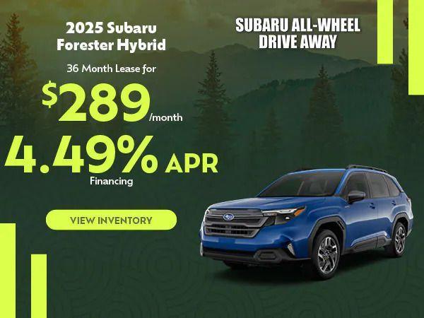 new 2025 Subaru Forester Hybrid car, priced at $36,088