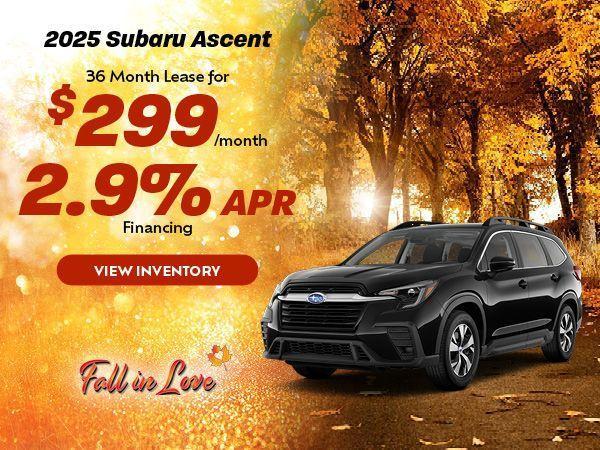 new 2025 Subaru Ascent car, priced at $53,276