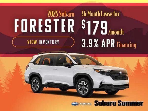 new 2025 Subaru Forester car, priced at $38,265
