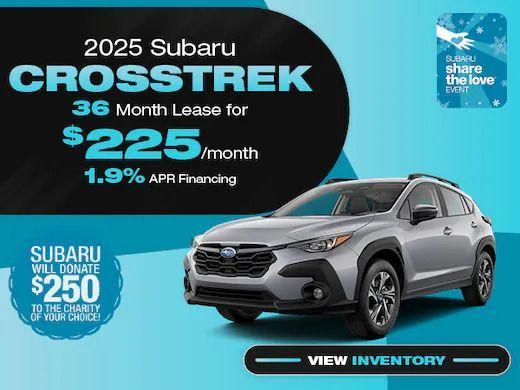 new 2025 Subaru Crosstrek car, priced at $29,807