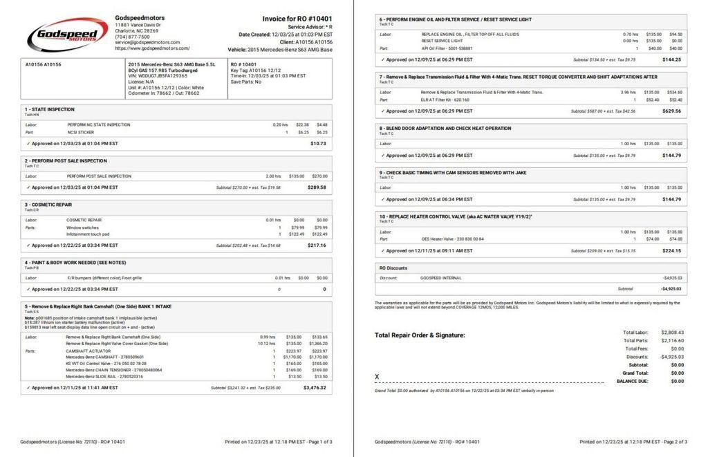 used 2015 Mercedes-Benz S-Class car, priced at $39,995